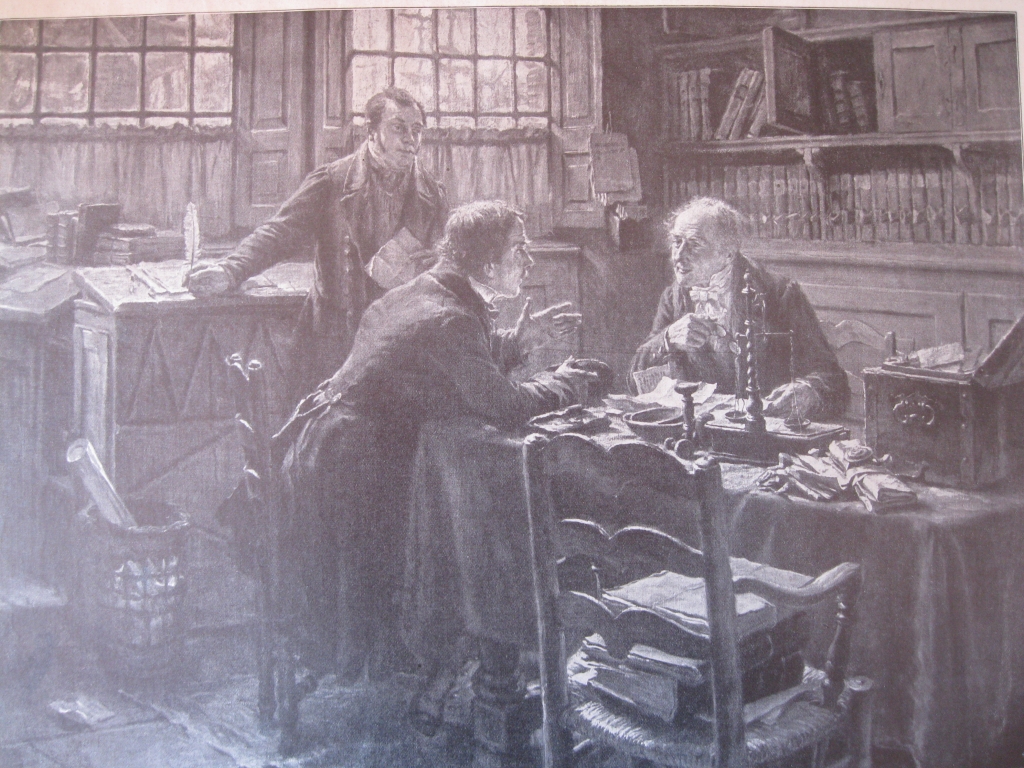 Profesiones: El notario, 1887